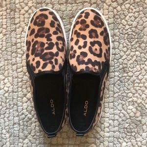 Aldo leopard sneakers